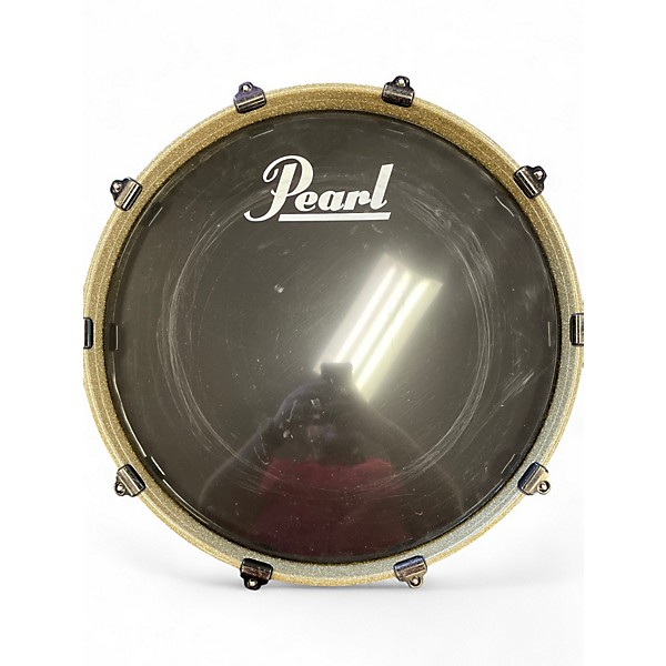 Used Pearl 3 Piece Masterworks Metallic Green Drum Kit