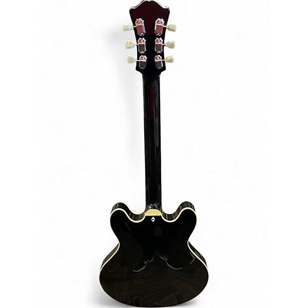 Used Eastman T-486 Black Hollow Body Electric Guitar