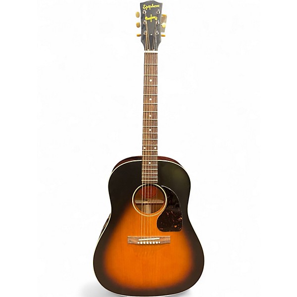 Used Epiphone GC 1942 Banner J-45 2 Tone Sunburst Acoustic Guitar