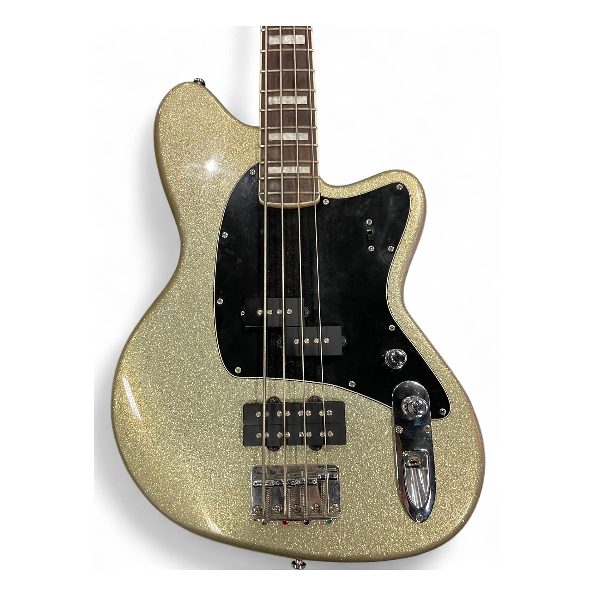 Used Ibanez TMB310 1P-01 Silver Sparkle Electric Bass Guitar