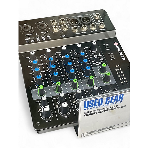 Used Harbinger LV8 8 Channel Unpowered Mixer