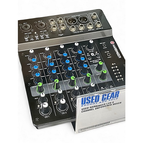 Used Harbinger LV8 8 Channel Unpowered Mixer