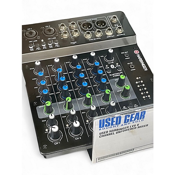 Used Harbinger LV8 8 Channel Unpowered Mixer
