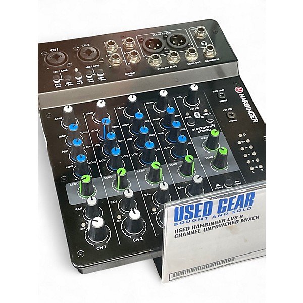 Used Harbinger LV8 8 Channel Unpowered Mixer