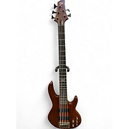 Used ESP LTD D-5 Walnut Electric Bass Guitar