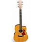 Used Taylor 210ce Deluxe Natural Acoustic Electric Guitar thumbnail
