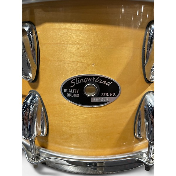 Used Slingerland 13X6.5 Maple Shell Snare Natural Drum