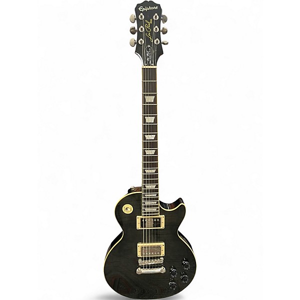 Used Epiphone Les Paul 1960 Tribute Plus Trans Gray Solid