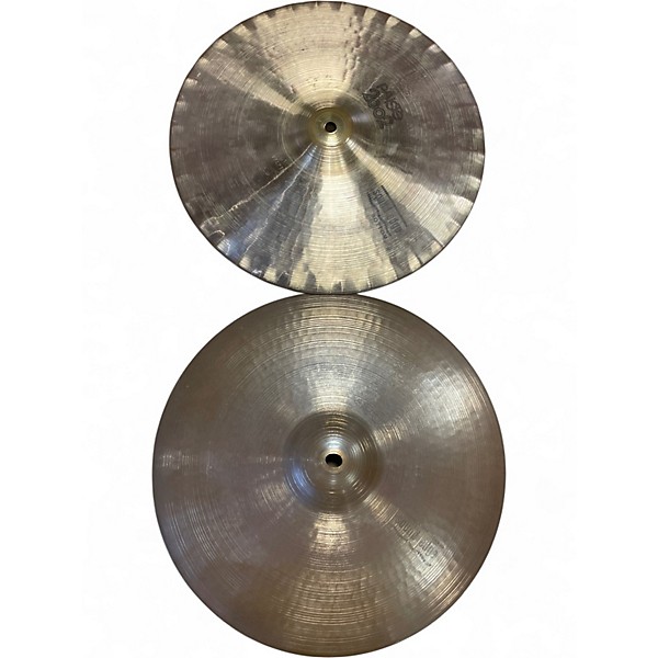 Used Paiste 14in Alpha Sound Edge Hi Hat Pair Cymbal