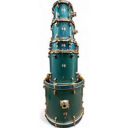 Used Ludwig 5 Piece Element Evolution Blue Drum Kit