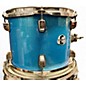 Used Ludwig 5 Piece Element Evolution Blue Drum Kit
