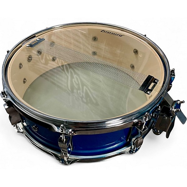 Used Ludwig 5 Piece Element Evolution Blue Drum Kit