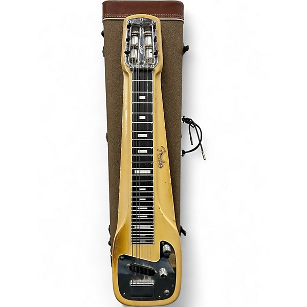 Vintage 1963 Fender CHAMP STUDENT 6 Antique Ivory Lap Steel