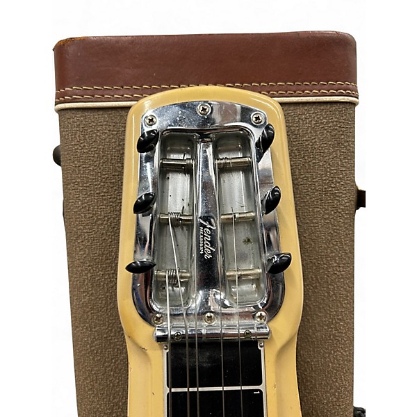 Vintage 1963 Fender CHAMP STUDENT 6 Antique Ivory Lap Steel