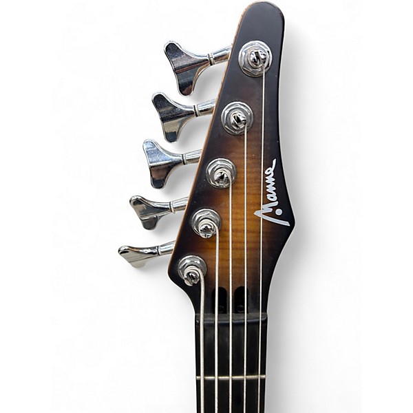Used Manne NEWPORT 5 2 Tone Sunburst Electric Bass Guitar