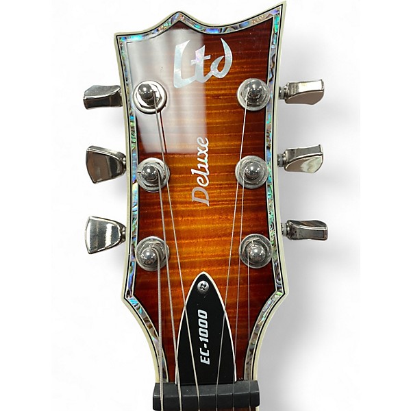 Used ESP EC1000 Deluxe 2 Tone Sunburst Solid Body Electric Guitar