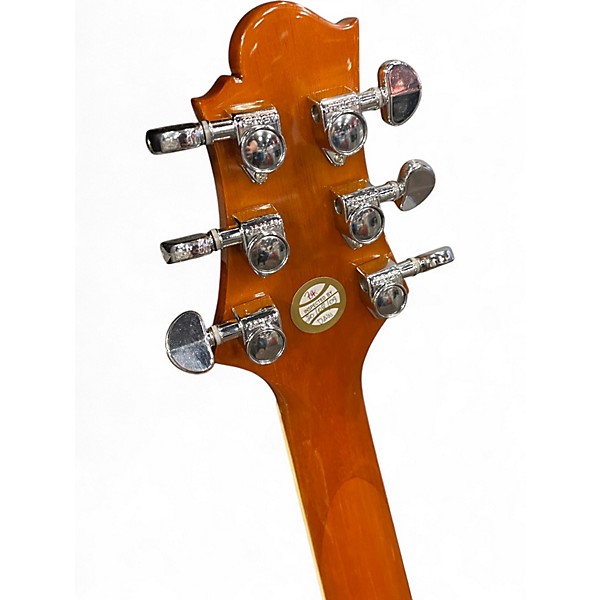 Used Greg Bennett Design by Samick RL-3/AM Quilted Maple Hollow Body Electric Guitar