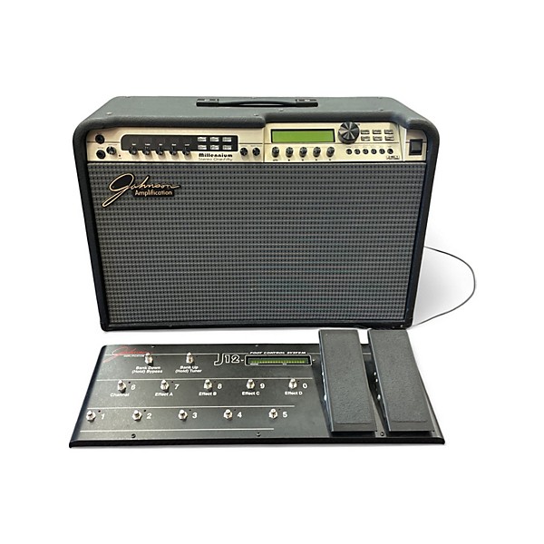 Used 1999 Johnson Amplification Millennium Stereo One-Fifty with J-12 Foot Control Guitar Combo Amp