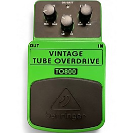 Used Behringer TO800 Vintage Tube Overdrive Effect Pedal