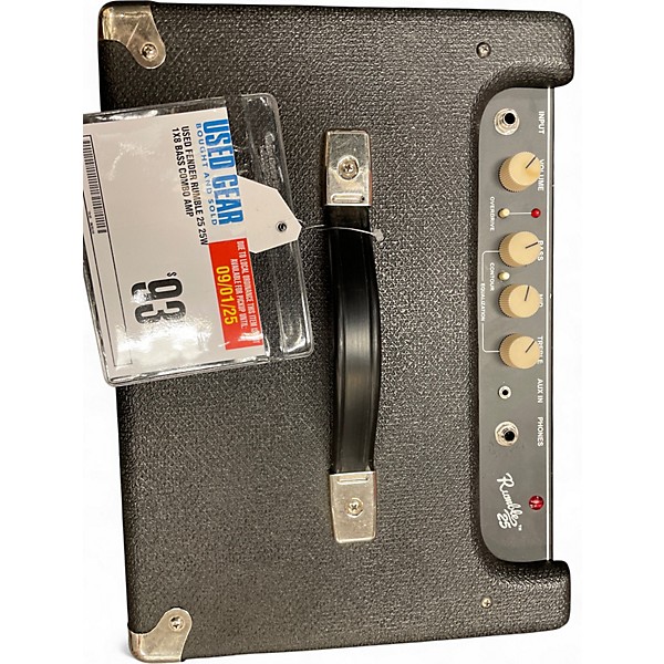 Used Fender Rumble 25 25W 1x8 Bass Combo Amp