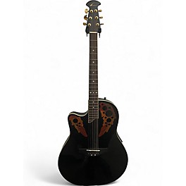 Used Ovation CELEBRITY LCS 247 Black Acoustic Guitar