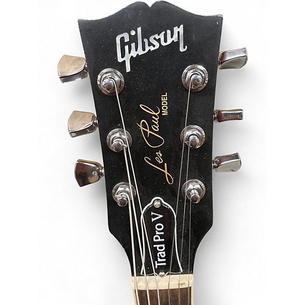 Used Gibson Les Paul Traditional Satin Red Solid Body Electric Guitar