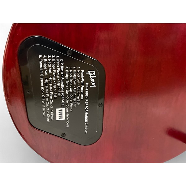 Used Gibson Les Paul Traditional Satin Red Solid Body Electric Guitar