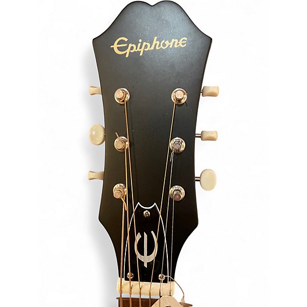 Used Epiphone FT30-A Natural Acoustic Electric Guitar