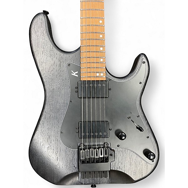 Used Kiesel DELOS HEADLESS BLACK Solid Body Electric Guitar
