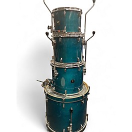 Used TAMA 7 Piece Superstar CLASSIC Blue Drum Kit