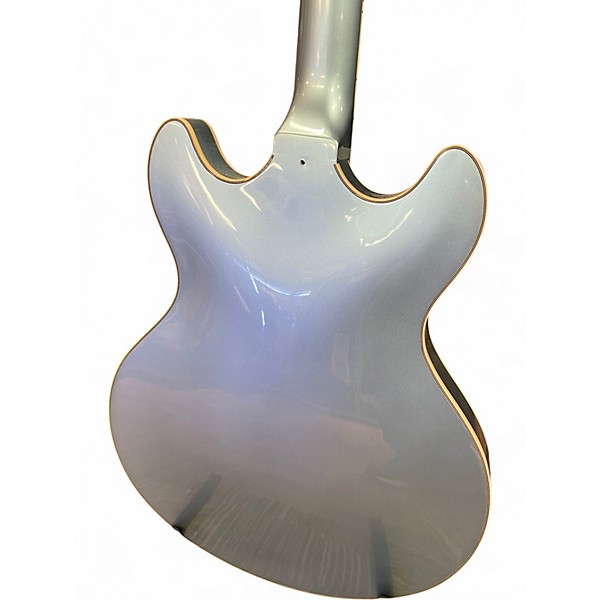 Used D'Angelico Premier Series DC Pelham Blue Hollow Body Electric Guitar