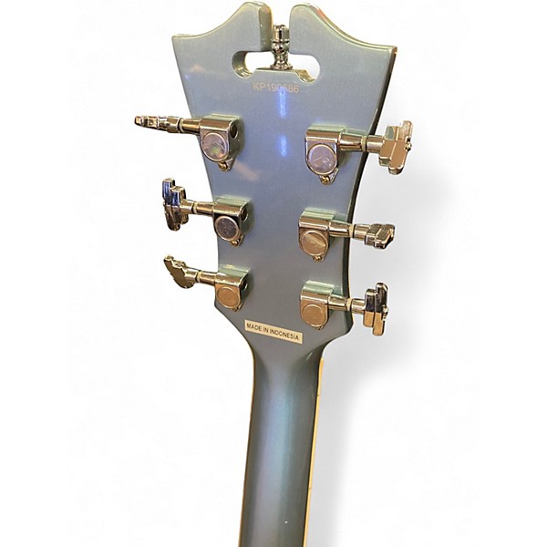 Used D'Angelico Premier Series DC Pelham Blue Hollow Body Electric Guitar