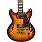 Used D'Angelico Premier Series DC Vintage Sunburst Hollow Body Electric Guitar
