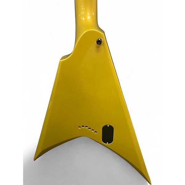 Used ESP LTD KH-V Metallic Gold Solid Body Electric Guitar