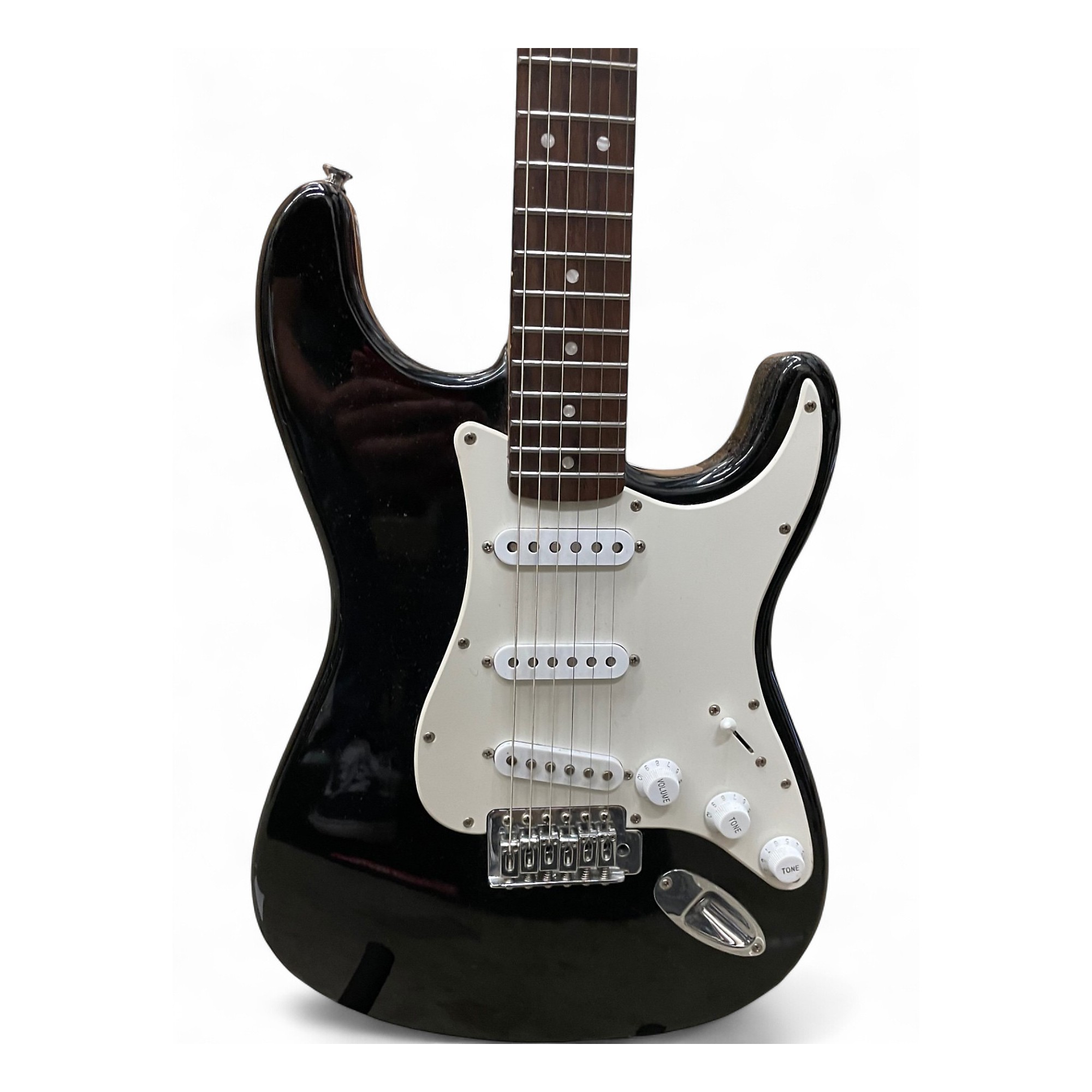 Used Squier Bullet Stratocaster Black Solid Body Electric
