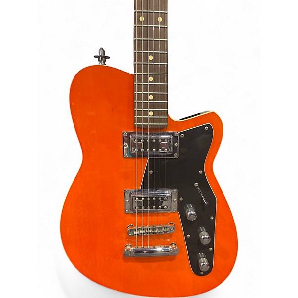 Used 2007 Reverend FLATROC TRANSPARENT ORANGE Solid Body Electric Guitar