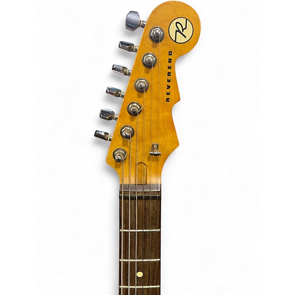 Used 2007 Reverend FLATROC TRANSPARENT ORANGE Solid Body Electric Guitar