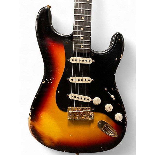 Used Fender CUSTOM SHOP RUDY'S 62 STRAT  3 Color Sunburst Solid Body Electric Guitar