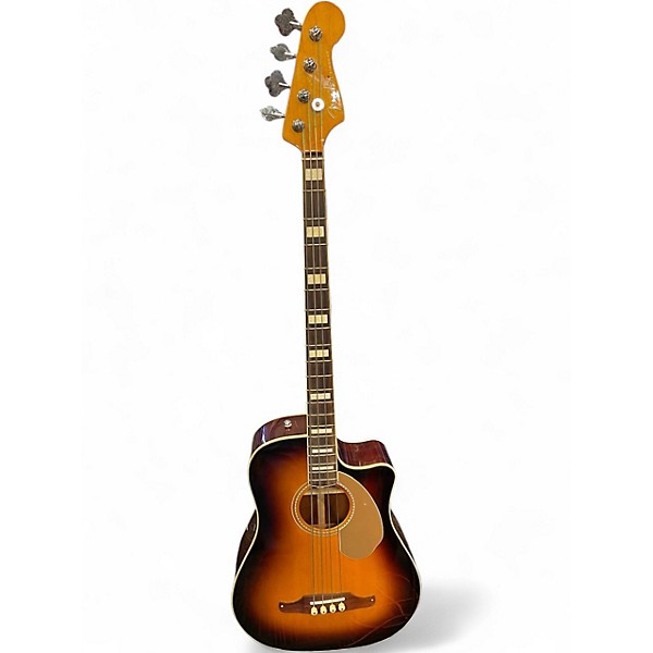 ギター Fender KINGMAN SCE 3TS California Series Used Fender Kingman Bass SCE 3 Tone Sunburst Acoustic Bass