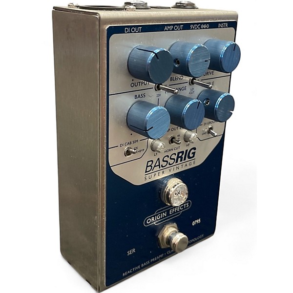 Used Origin Effects BASSRIG Super Vintage Bass Effect Pedal