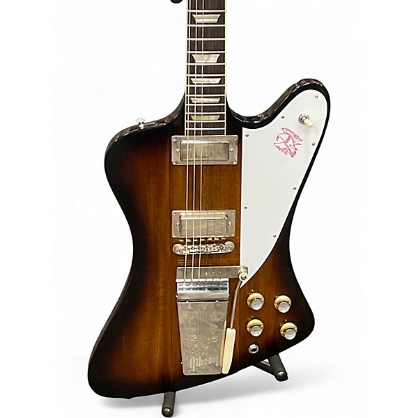 Used 2024 Gibson Custom 1963 FIREBIRD V Vintage Sunburst Solid Body Electric Guitar
