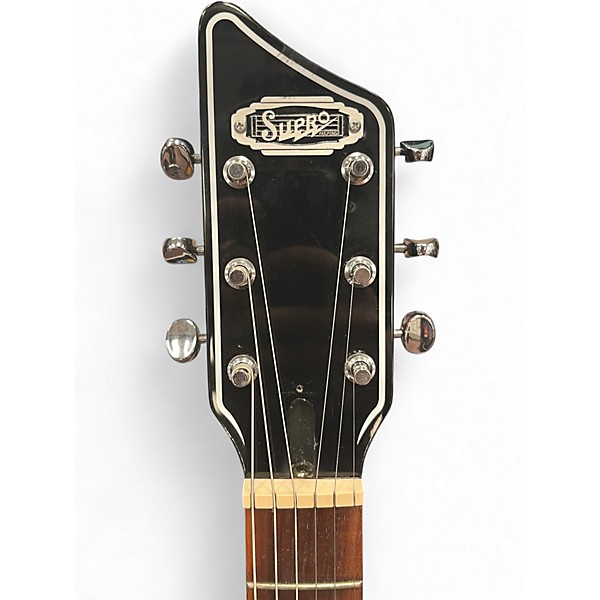 Used Supro 2020BM Westbury Dual Pickup Island Series Ocean Blue Metallic Solid Body Electric Guitar