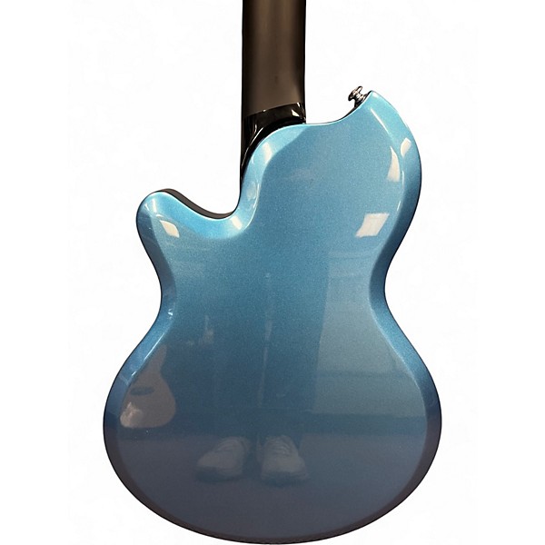 Used Supro 2020BM Westbury Dual Pickup Island Series Ocean Blue Metallic Solid Body Electric Guitar