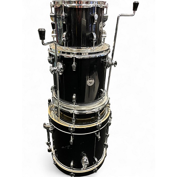 Used PDP by DW 4 Piece New Yorker Black Onyx Sparkle Drum Kit
