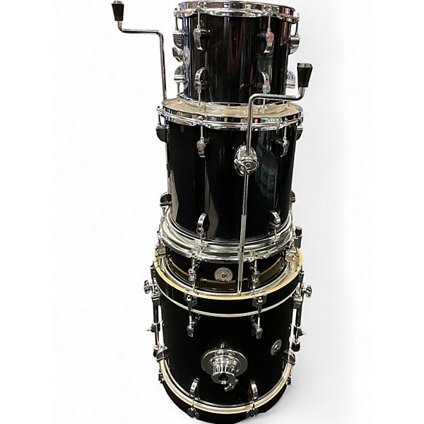 Used PDP by DW 4 Piece New Yorker Black Onyx Sparkle Drum Kit