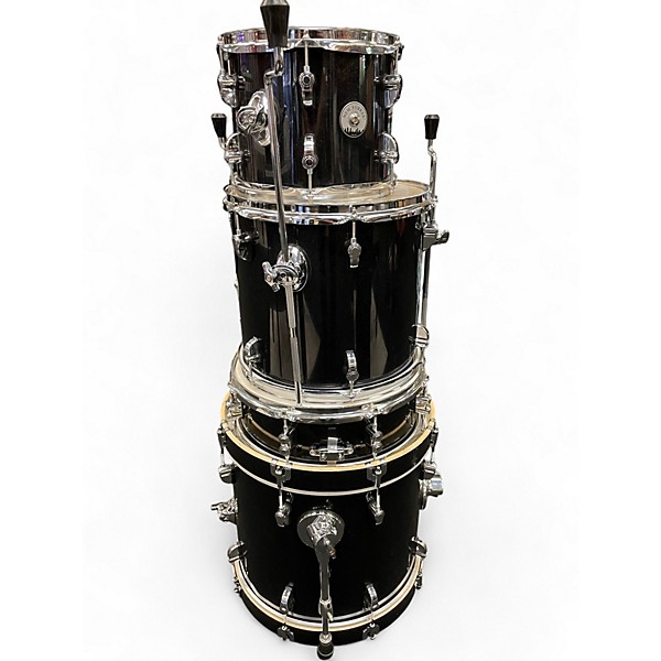 Used PDP by DW 4 Piece New Yorker Black Onyx Sparkle Drum Kit