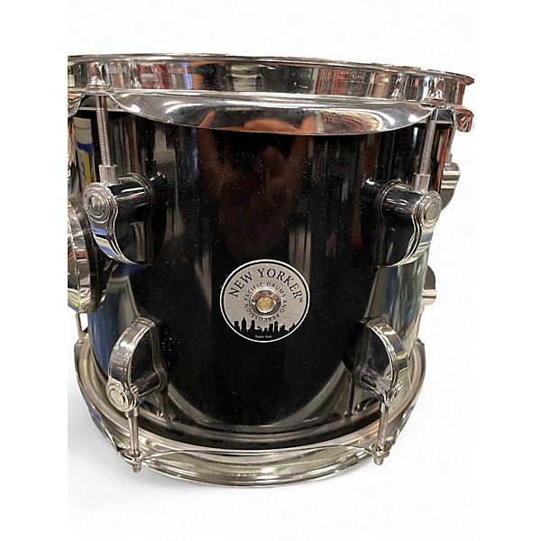 Used PDP by DW 4 Piece New Yorker Black Onyx Sparkle Drum Kit