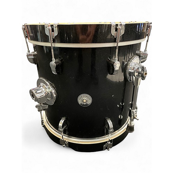 Used PDP by DW 4 Piece New Yorker Black Onyx Sparkle Drum Kit