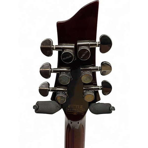 Used Schecter Guitar Research Hellraiser C1 Trans Red Solid Body Electric Guitar