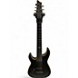 Used Schecter Guitar Research C7 Blackjack ATX left handed Black Solid Body Electric Guitar thumbnail